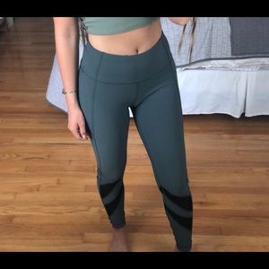 90 Degree Yoga Pants with Mesh Detailing